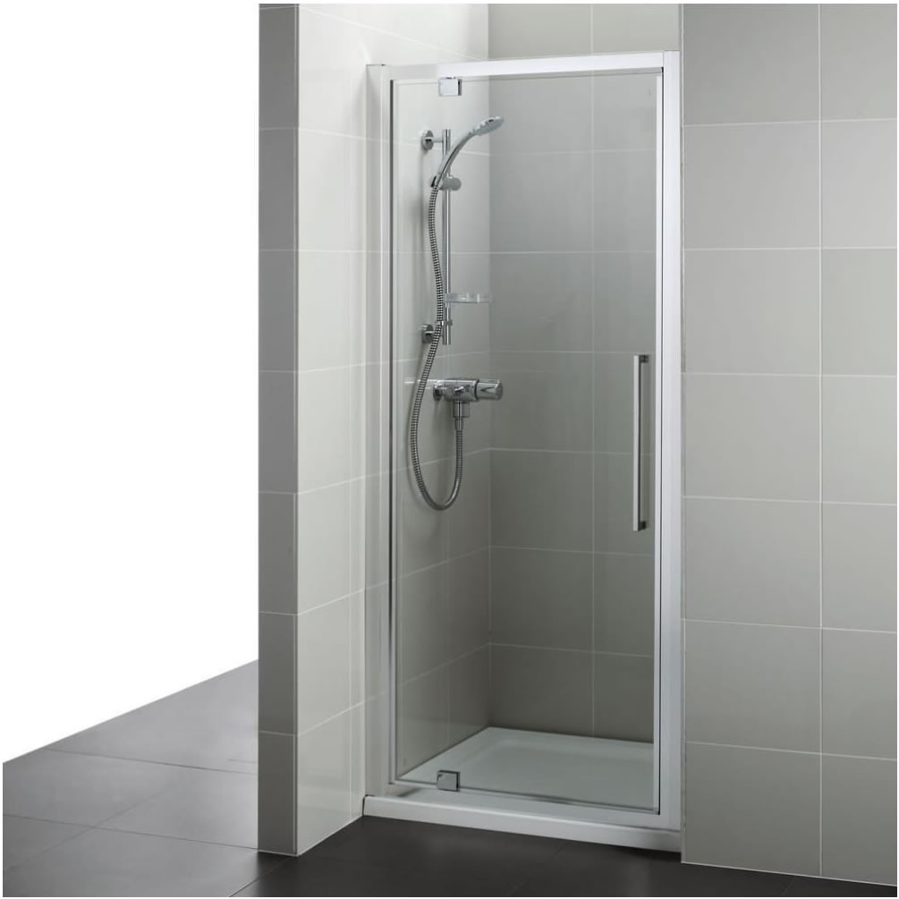 Lifestyle image of Ideal Standard i.life 760mm Silver Pivot Shower Door
